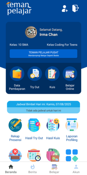 Mockup Aplikasi Teman Pelajar 1